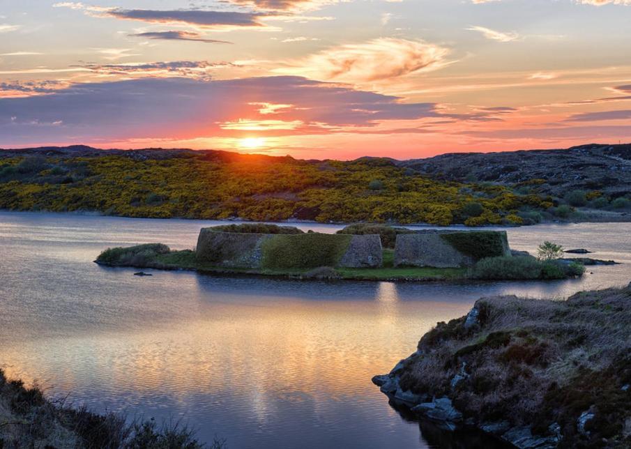 شقة Dungloe Lakeside Lodging المظهر الخارجي الصورة